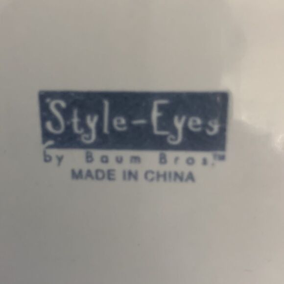 Style Eyes Separated 3 Section Serving Appetizer Trinket Decorator Ceramic Boat - Picture 4 of 5